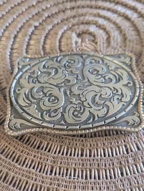 Storming Silver Western Style Belt Buckle